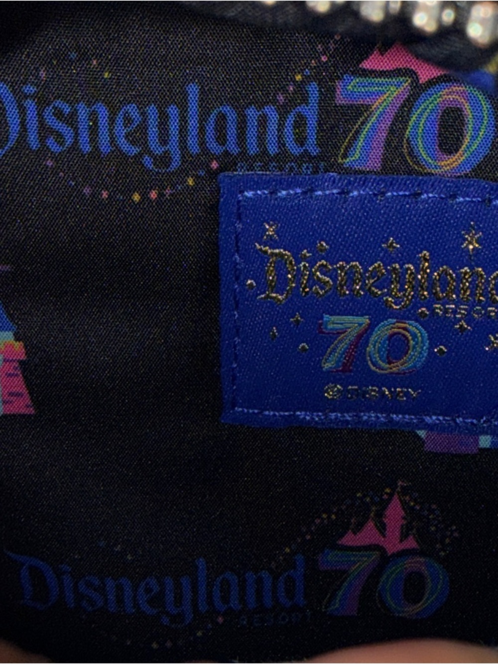 NEW Disneyland 70th Loungefly Gold Backpack Mickey Minnie Daisy Pluto Castle - Picture 5 of 6